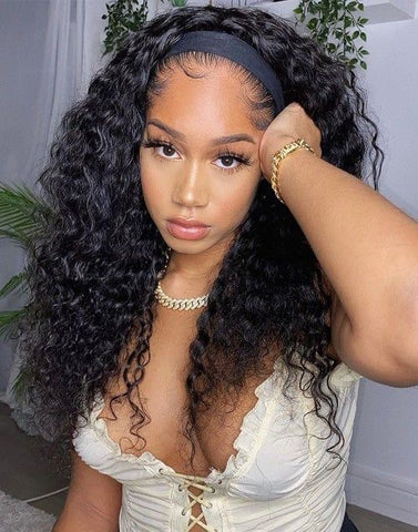 Eldor headband curly wig