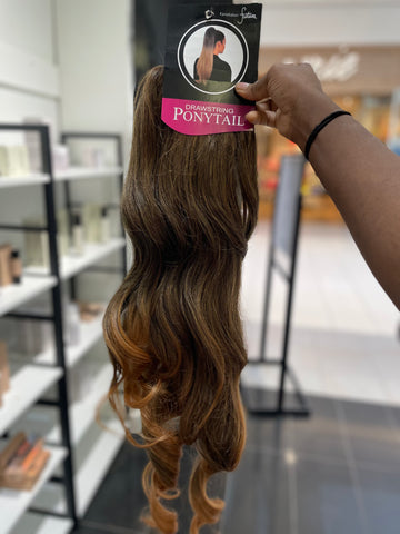 Loose curl pony perfect