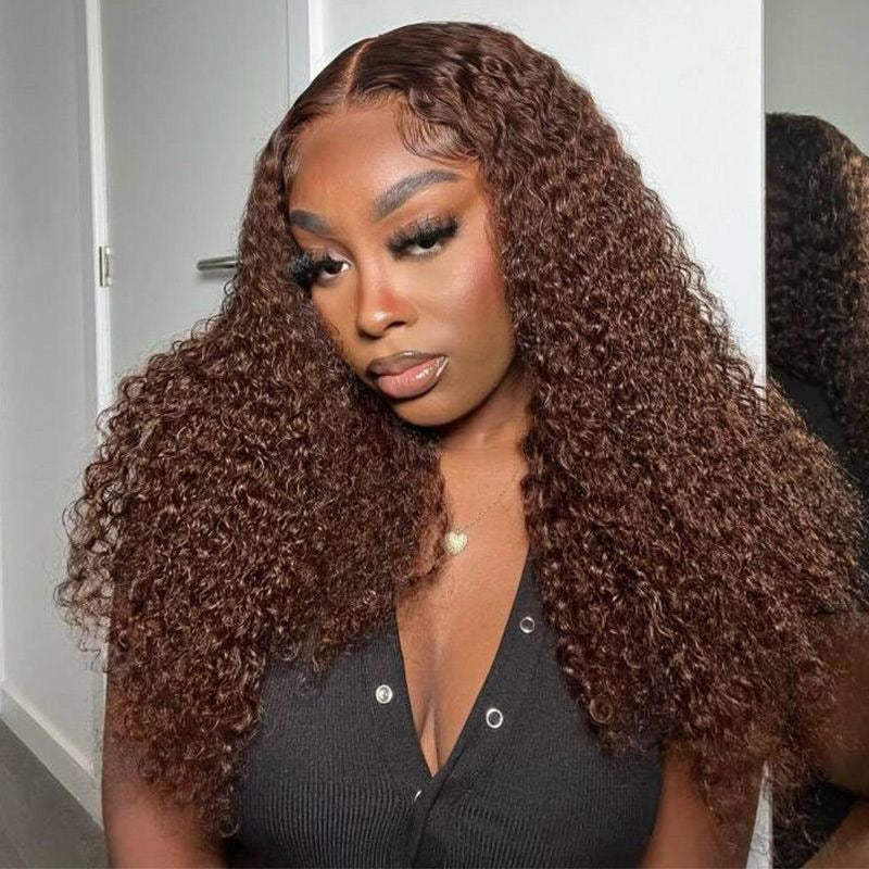 Haper 13x 4.5 curly brown wig