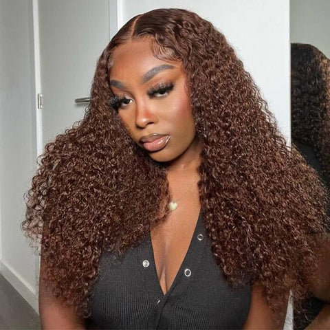 Haper 13x 4.5 curly brown wig